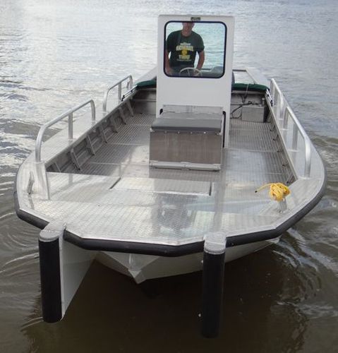 Профессиональный катер рабочее судно - 2496DVWB - Scully's Aluminum Boats - c подвесным мотором / из алюминия
