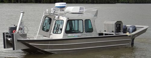 Профессиональный катер рабочее судно - 2484VWB2 - Scully's Aluminum Boats - c подвесным мотором / из алюминия