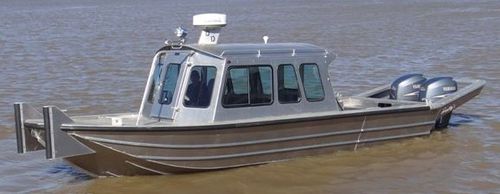 Профессиональный катер рабочее судно - 2884VWB2 - Scully's Aluminum Boats - c подвесным мотором / из алюминия