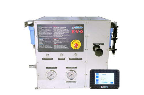 Опреснитель морской воды для катера - EVO 70/100 - Osmosea Srl - для яхты / с обратным осмосом / AC 380 В