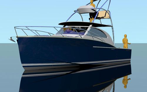 Быстроходный катер с внутренним мотором - PACIFIC 32 - Dickey Boats Limited - с флайбриджем / лобстер