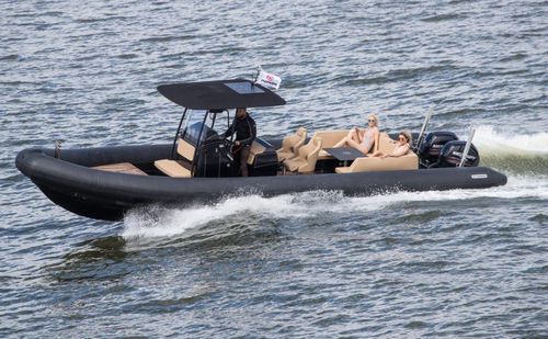 Надувная лодка c подвесным мотором - 1000 GT - Parker RIBS - двухмоторная / полужесткая / с центральной консолью
