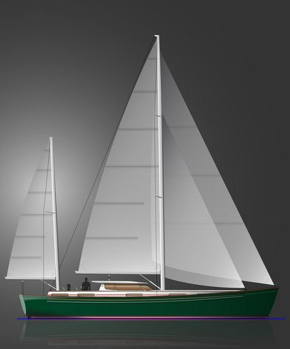 Круизно-гоночная парусная яхта - M55 VERA - Morozov Yachts - 3 каюты / с центральным кокпитом / с закрытым кокпитом