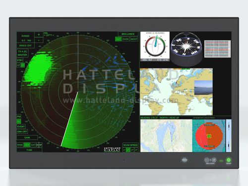 Экран для судна - HD 32T22 MVD - Hatteland Display AS - многофункциональный / ПК / навигационная система