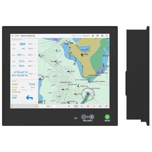 Панель ПК для судна - HD 15T26 MMC - Hatteland Display AS - встраиваемая / сенсорная / IP66