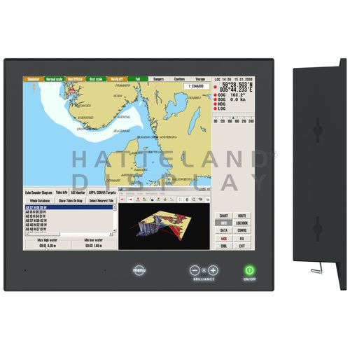 Экран для судна - HD 15T21 STD - Hatteland Display AS - многофункциональный / ПК / навигационная система