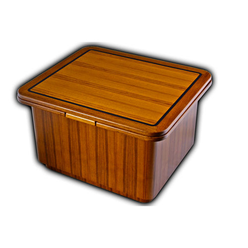 Стол кокпита для яхты - Box - Release Marine - складной / из дерева / с контейнером для хранения