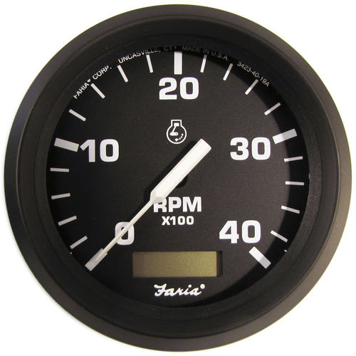 Аналоговый тахометр - TD9102 - Beede Electrical Instrument - для катера / со счетчиком часов работы двигателя