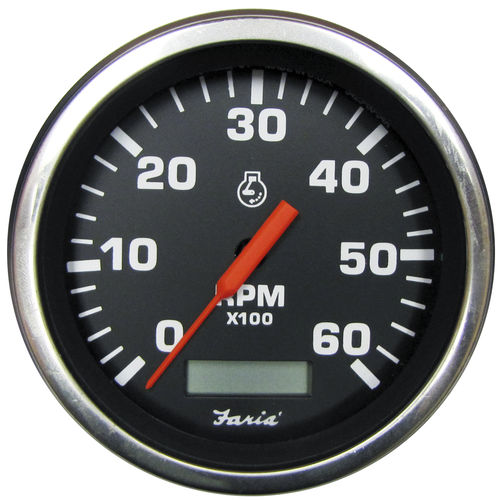 Аналоговый тахометр - TC9132 - Beede Electrical Instrument - для катера / со счетчиком часов работы двигателя
