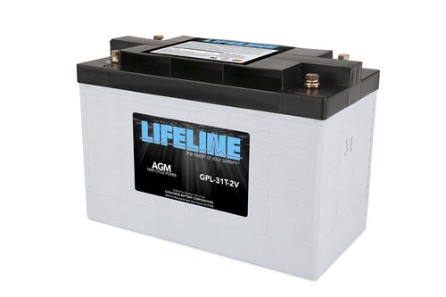 Морская аккумулятор - GPL-31T-2V - Lifeline Batteries - 2 В / свинцовая / AGM