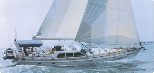 Круизная парусная яхта - 53 - Kanter Yachts - с открытым кокпитом / из алюминия / с подъемным килем