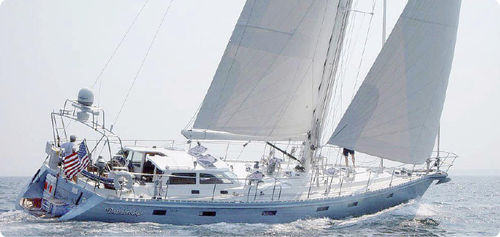Круизная парусная яхта - BOUGAINVILLAEA 64 - Kanter Yachts - пассажирская палуба / бушприт