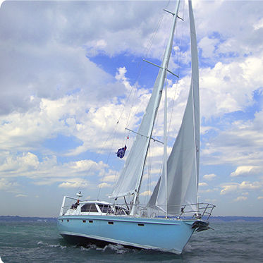Круизная парусная яхта - BOUGAINVILLAEA 65 - Kanter Yachts - с открытым кокпитом / бушприт / двойной штурвал