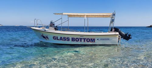 Профессиональный катер прогулочный катер - 620 W GLASS BOTTOM - Biskinis Bros S.A. - c подвесным мотором