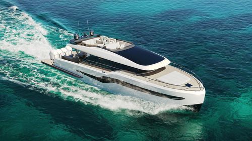 Круизная моторная яхта - EDGE 65 - Van der Valk Shipyard - с флайбриджем / подвесной мотор / 3 каюты