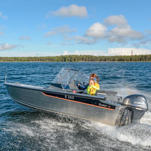 Открытый катер c подвесным мотором - M1 / M2 - FISKARS Inha Works., Buster Boats - с боковой консолью / с двойной консолью / для спортивной рыбалки