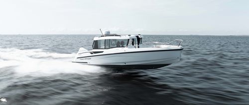Прогулочный катер с каютой c подвесным мотором - Coupe 780 - Nordkapp Boats - с рулевой рубкой / макс. 7 человек / с кабиной
