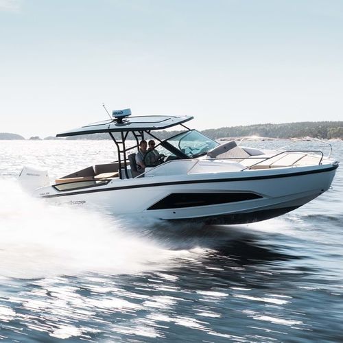 Прогулочный катер с каютой c подвесным мотором - Enduro 830 - Nordkapp Boats - открытый / с двойной консолью / традиционный