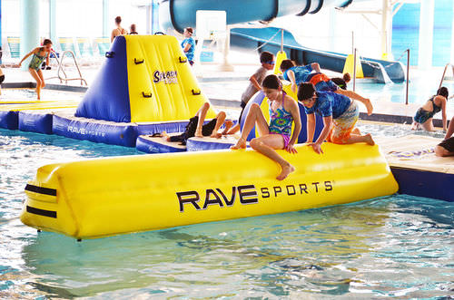Оборудование для игр на воде гимнастическое бревно - Aqua Beam - RAVE Sports - для базы отдыха / надувное