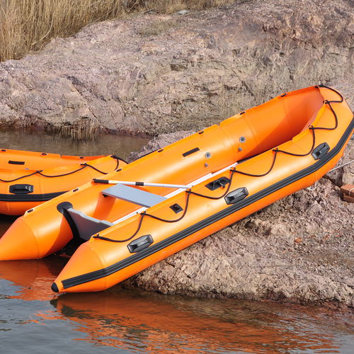 Надувная лодка c подвесным мотором - UB470  - Qingdao Lian Ya Boat Co.,Ltd. - складная / спортивная / универсальная