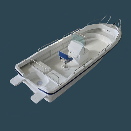 Рыболовно-прогулочный катер c подвесным мотором - FRP20F - Qingdao Lian Ya Boat Co.,Ltd. - открытый / универсальный / высокоэффективный