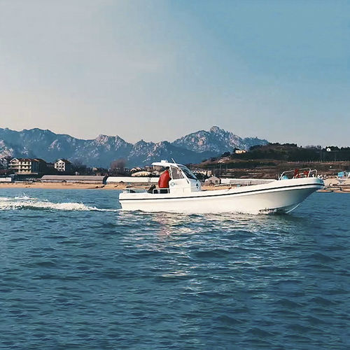 Профессиональный катер профессиональное рыболовное судно - FRP26F - Qingdao Lian Ya Boat Co.,Ltd. - c подвесным мотором / RIB