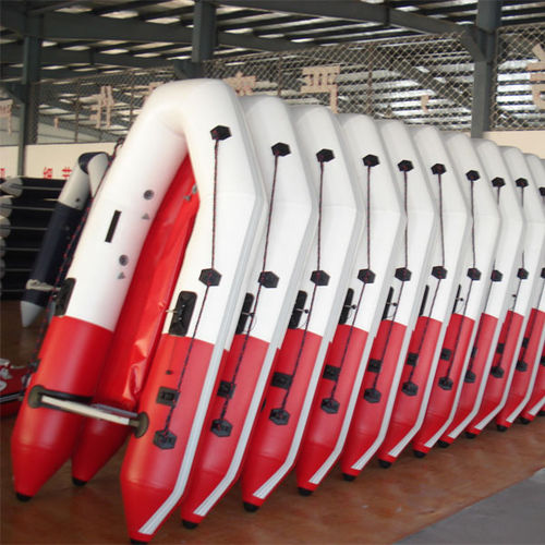 Надувная лодка c подвесным мотором - UB270 V - Qingdao Lian Ya Boat Co.,Ltd. - горючее / полужесткая / спортивная