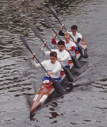 Гонки по прямой каяк - Commander K4 - KIRTON KAYAKS LTD - для взрослых / 4 места