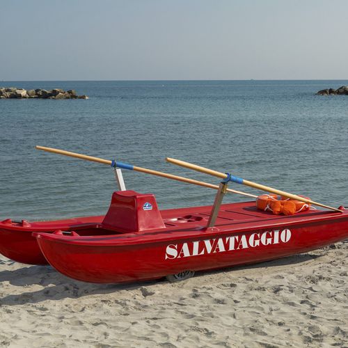 Спасательный весельный катамаран - S life  - CNA Centro Nautico Adriatico