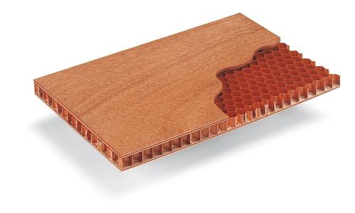 Декоративная сэндвич-панель - NOMEX® DECORE TM - BELLOTTI SPA - сотовая конструкция / дерево