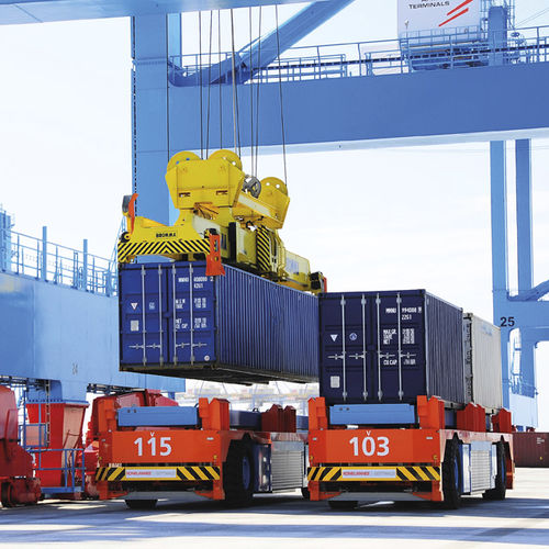 Робот-тележка AGV - LIFT - Konecranes - для контейнеров