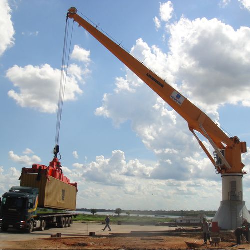 Портовый подъемный кран - FCC Series - Liebherr-International Deutschland - шарнирный / с подъемной стрелой