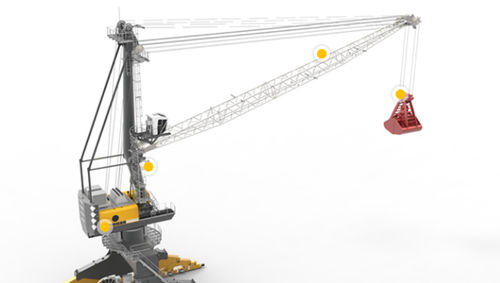 Портовый подъемный кран - LPS 420 E - Liebherr-International Deutschland - с рамой / мобильный