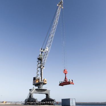 Портовый подъемный кран - LPM Series - Liebherr-International Deutschland - на направляющей / колесный