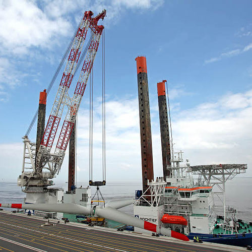 Подъемный кран для судна с подъемным краном - CAL Series - Liebherr-International Deutschland - для высокой нагрузки / с подъемной стрелой