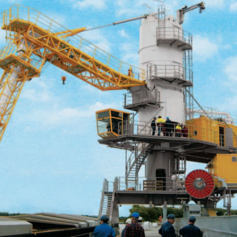 Пневматический корабельный разгрузчик - NEUERO Industrietechnik GmbH - мобильный