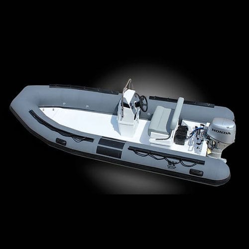Профессиональный катер катер для дайвинга - DM500 - Tiger Marine - c подвесным мотором / надувная лодка с полужестким корпусом