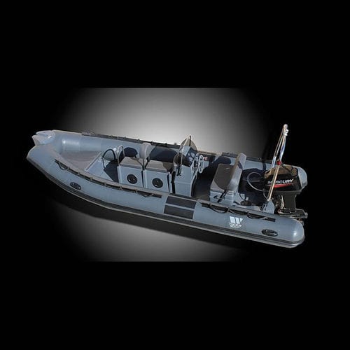 Профессиональный катер катер для дайвинга - 520DM - Tiger Marine - c подвесным мотором / надувная лодка с полужестким корпусом