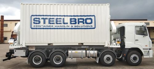 Дорожный прицеп - SB362 - Steelbro - контейнеровоз / для портового терминала / с боковой загрузкой