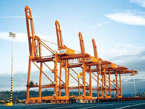 Козловой кран для контейнеров Post-Panamax - Hyundai Samho Crane Division