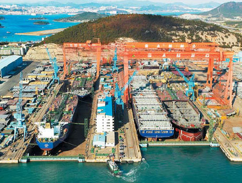 Подъемный кран для судостроительной верфи - 3 - Hyundai Samho Crane Division - с рамой