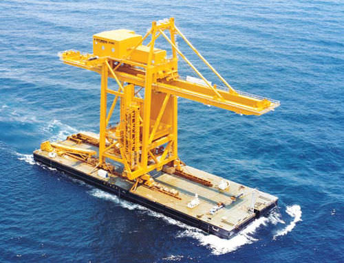 Козловой кран для контейнеров - Hyundai Samho Crane Division