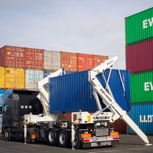 Прицеп для разгрузочно-погрузочных работ - MULTILOADER - Boxloader - контейнеровоз / для портового терминала / с боковой загрузкой