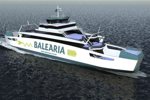 Пассажирский паром Ro-Pax - Balearia - Armon Shipyards - гибридный