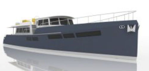 Круизная моторная яхта - THE HAUTURIER 180 - Bernard Shipyard - с рулевой рубкой