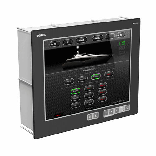 Панель ПК для судна - AHD 1215 F - Böning Automationstechnologie GmbH & Co. KG - для яхты / встраиваемая / сенсорная