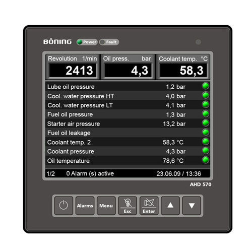 Экран для судна - AHD 570 - Böning Automationstechnologie GmbH & Co. KG - для яхты / для контроля / для визуализации