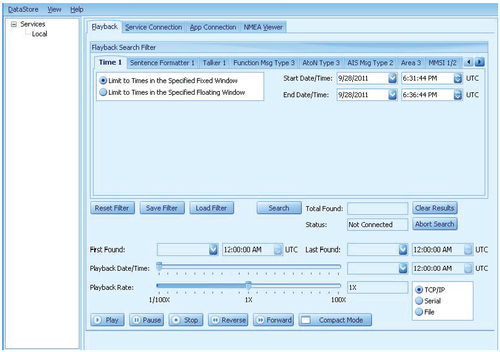 Программное обеспечение для наблюдения - DataStore - CNS Systems AB - отслеживания / AIS / для судна