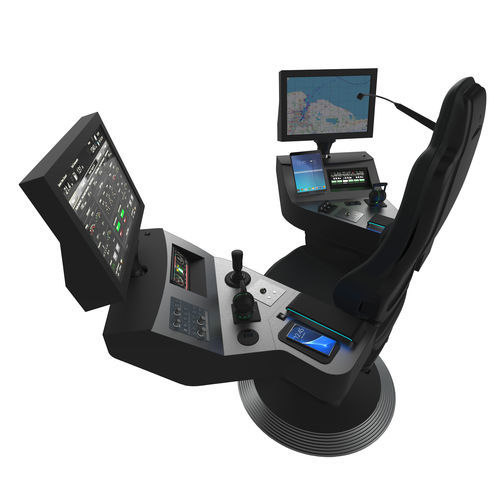 Сиденье для оператора - COMMANDER XXL - Cleemann Chair-Systems - для судна / со встроенной панелью управления / с высокой спинкой