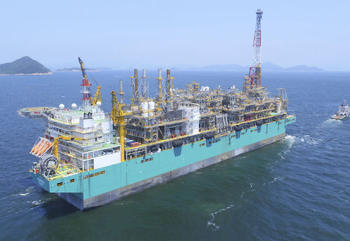 Грузовое судно танкер для перевозки сжиженного метана - FLNG - Hanwha Ocean